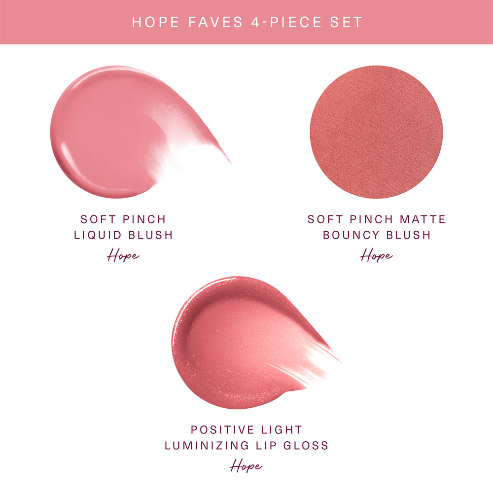 HOPE FAVES 4 PIECE SET (SET DE MAQUILLAJE)